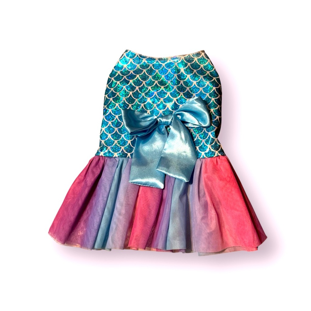 Mermaid female dog dress